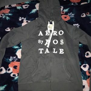 Aeropostale zip sweat shirt